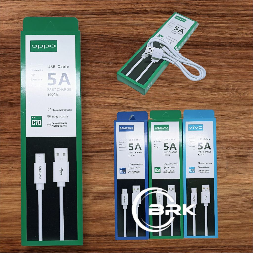 KABEL DATA CHARGER CASAN OPPO A39 / A57 / F3 / A7 MICRO USB ORI 99%