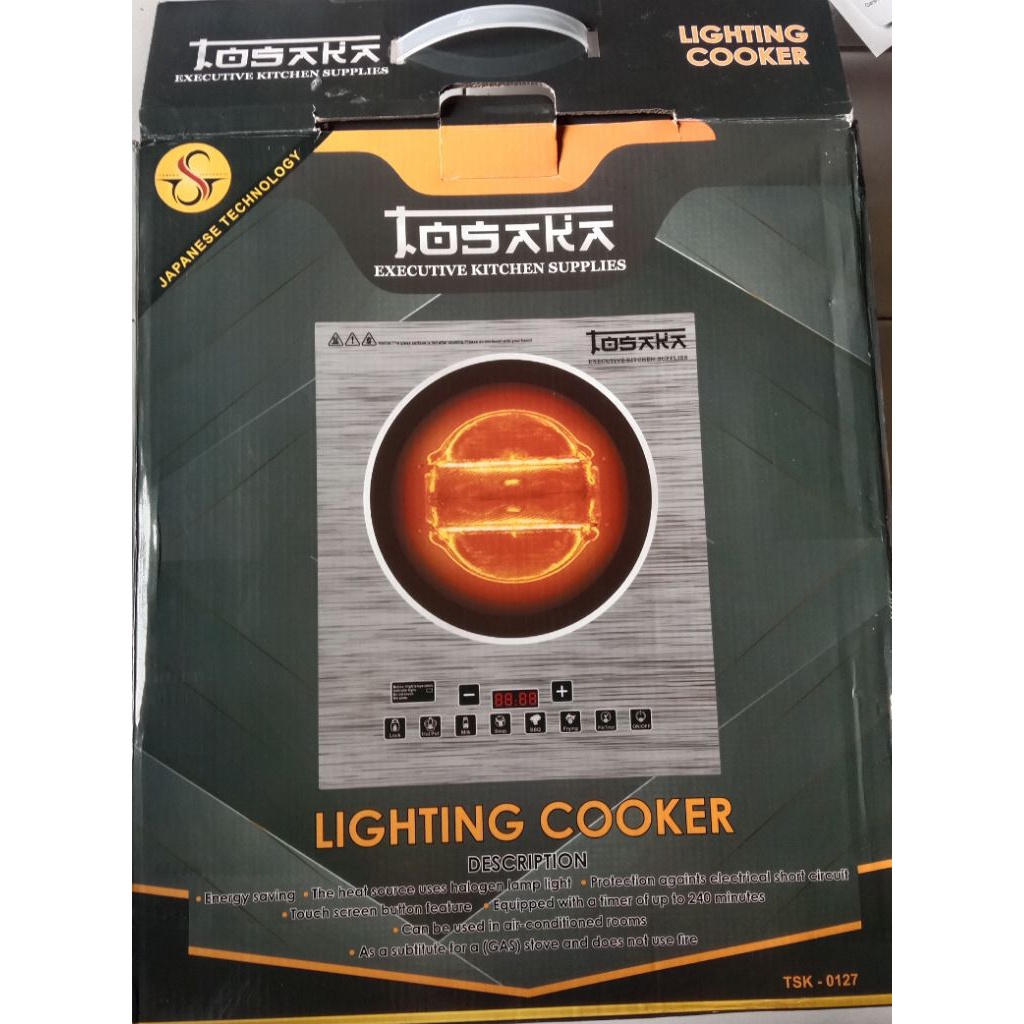KOMPOR HALOGEN/LIGHTING COOKER/KOMPOR LISTRIK/TOSAKA