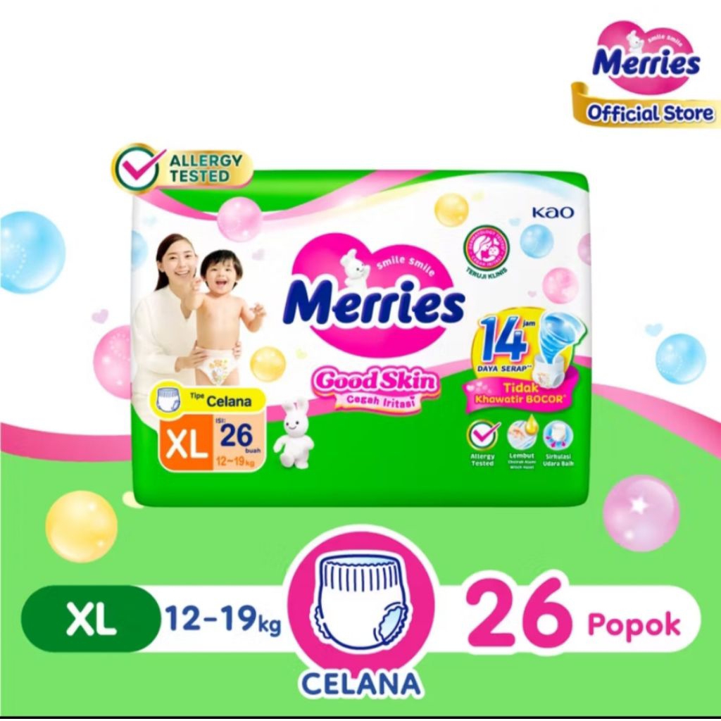 MERRIES GOOD SKIN POPOK XL26. MERRIES XL26