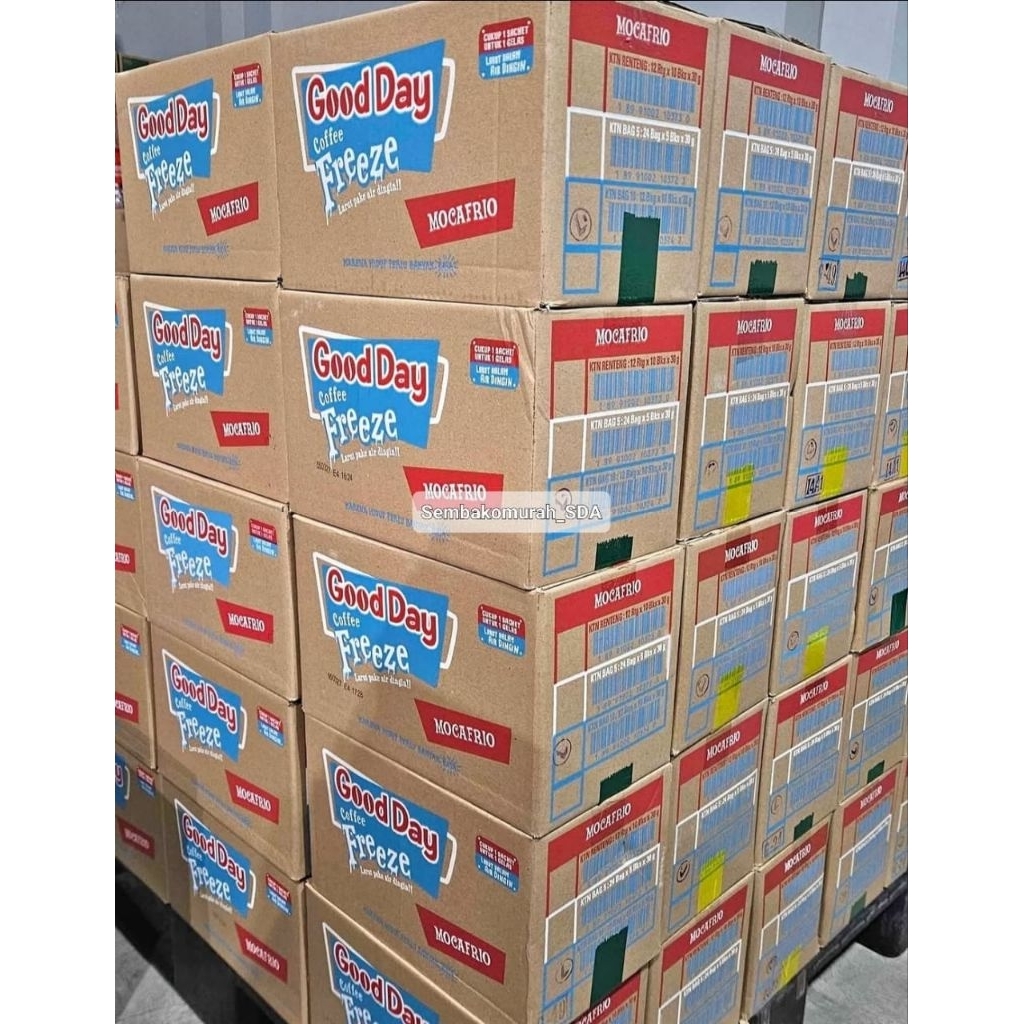 GOOD DAY Freeze mocafrio 30g 1 Kardus – Kopi Instan Original, Grosir Murah