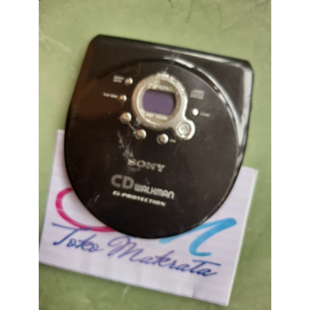 pemutar cd discman walkman Sony G PROTECTION model no. D-EJ715 jadul lawas lama langka off mati hany