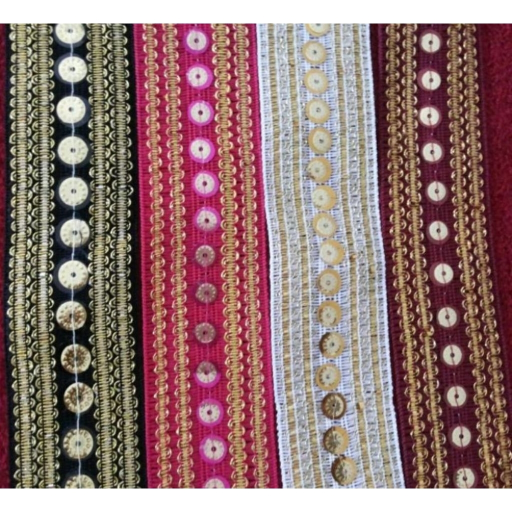 Renda Baju Kain Renda Aplikasi Renda Permeter