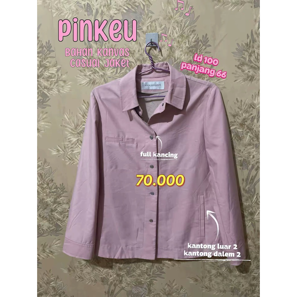 Jaket Wanita Jaket Casual Jaket Canvas