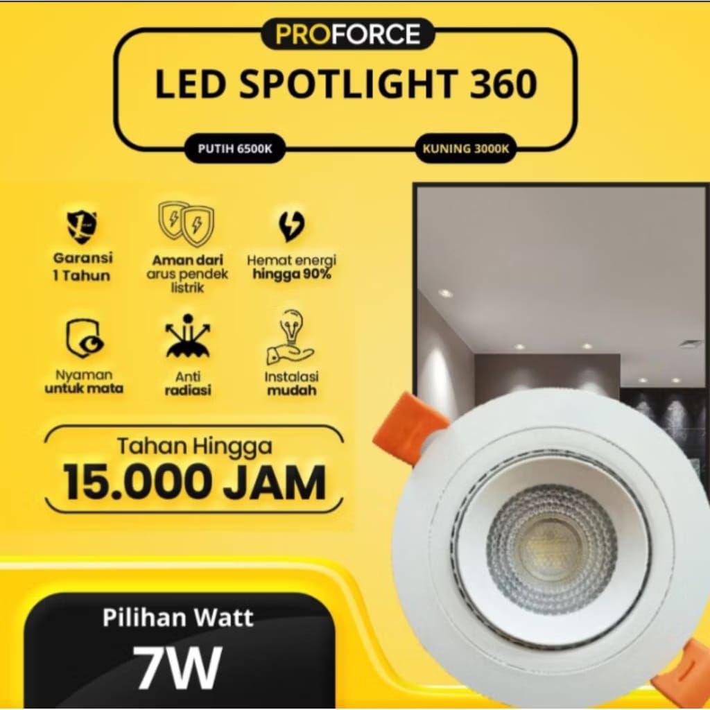 lampu led proforce spotlight