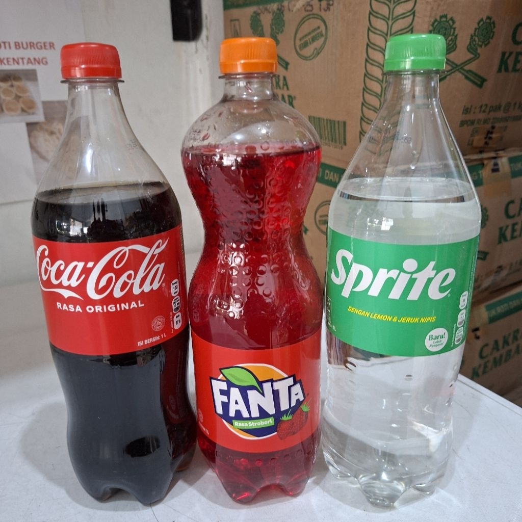 SPRITE 1 LITER / FANTA 1 LITER / COCA COLA 1 LITER