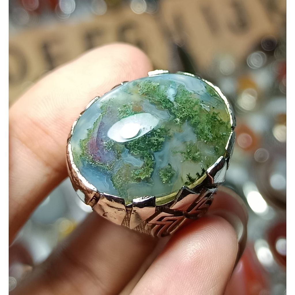 CINCIN Akik Lumut Suliki