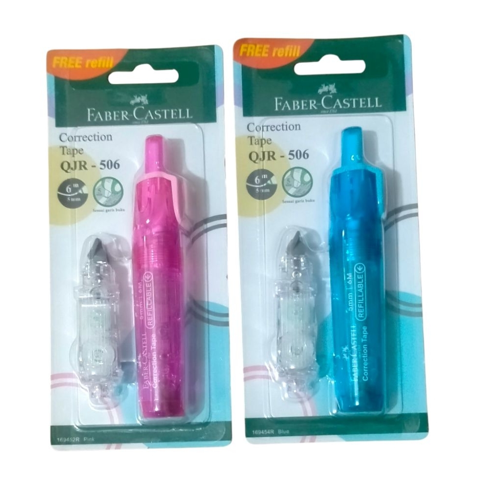 FABER-CASTELL CORRECTION TAPE QJR 506 BARREL CT + REFIL 1PCS
