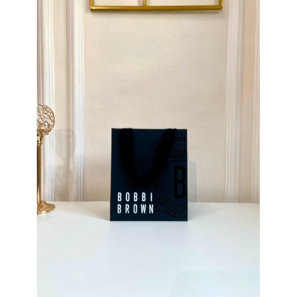 Paper Bag Bobbi Brown Original Store - Paperbag Make Up Authentic - Kantong Belanja Kosmetik (Lipsti
