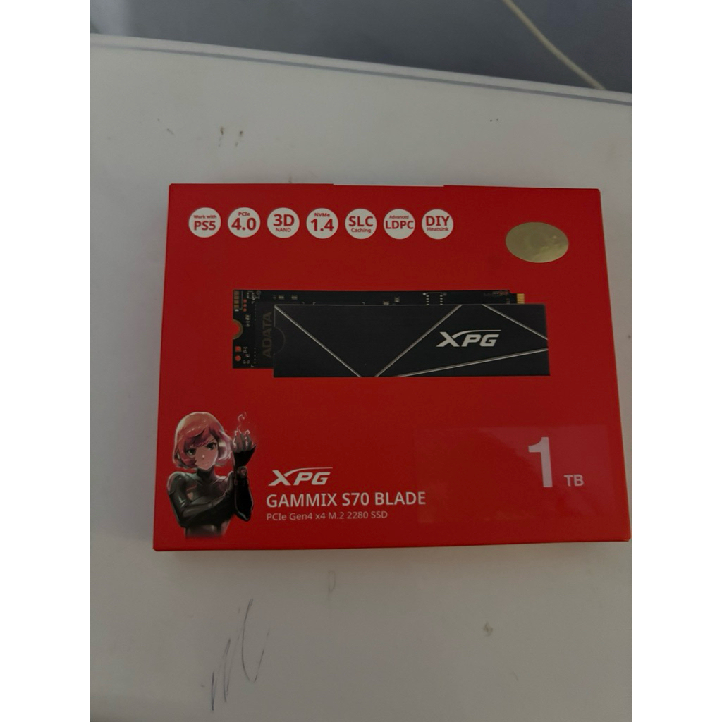 adata xpg gammix s70 blade ssd nvme 1 TB pcie 4.0 baru