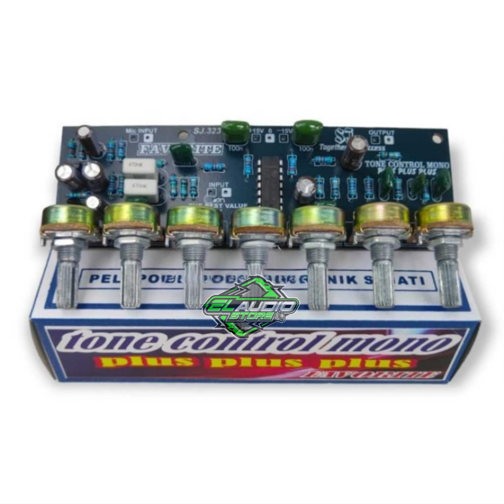 Tone Control Mono EXTRA Subwoofer + Frequensi Subwoofer + Midle + Mic