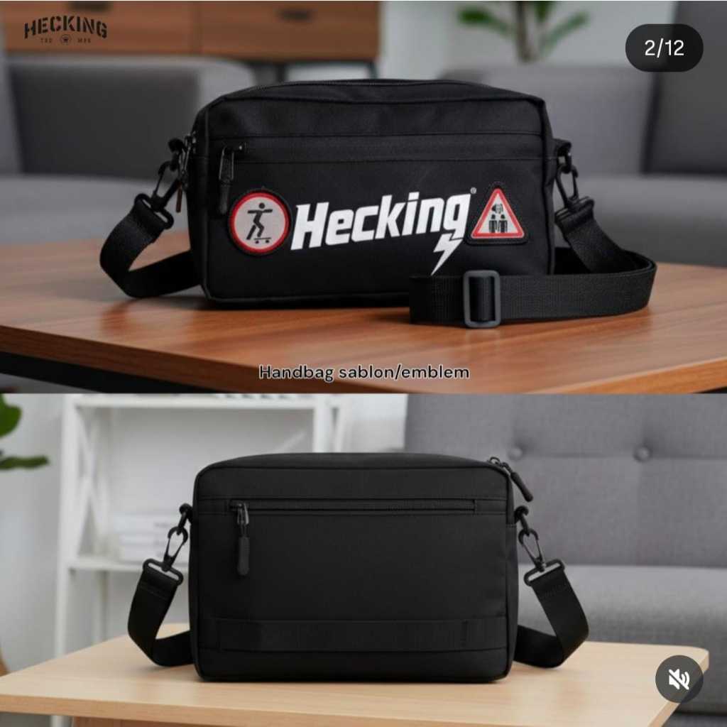 N STOREMU || HANDBAG HECKING HITAM P9877