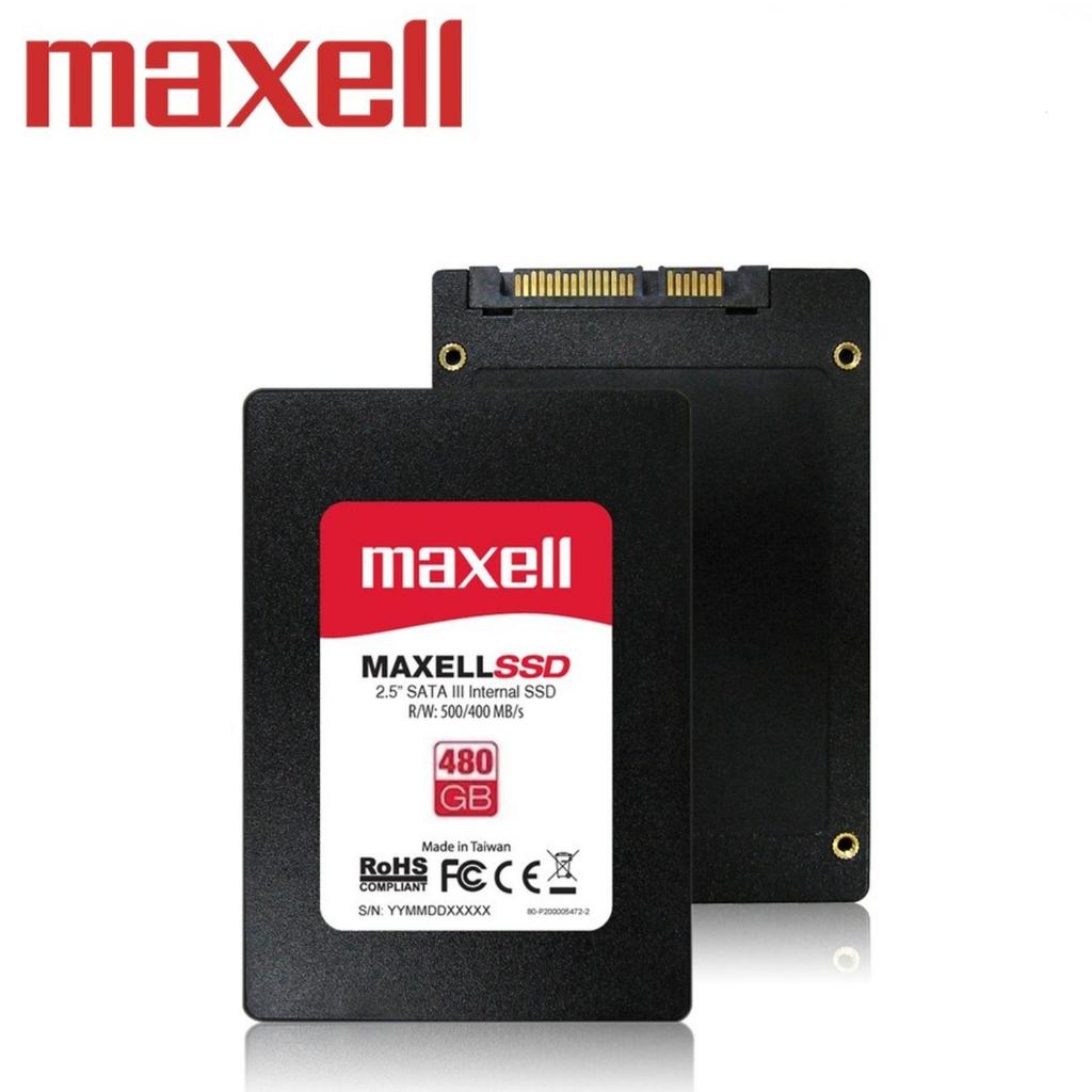 SSD MAXELL 480 GB 2.5" SATA III R/W : 500/500 MB/s / SSD 480GB SATA3 / SSD 480GB SATA