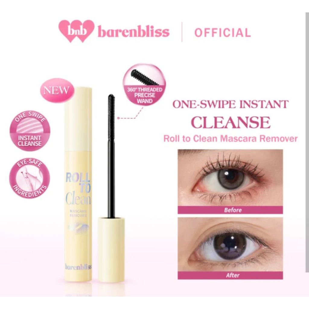 Barenbliss roll to clean mascara remover