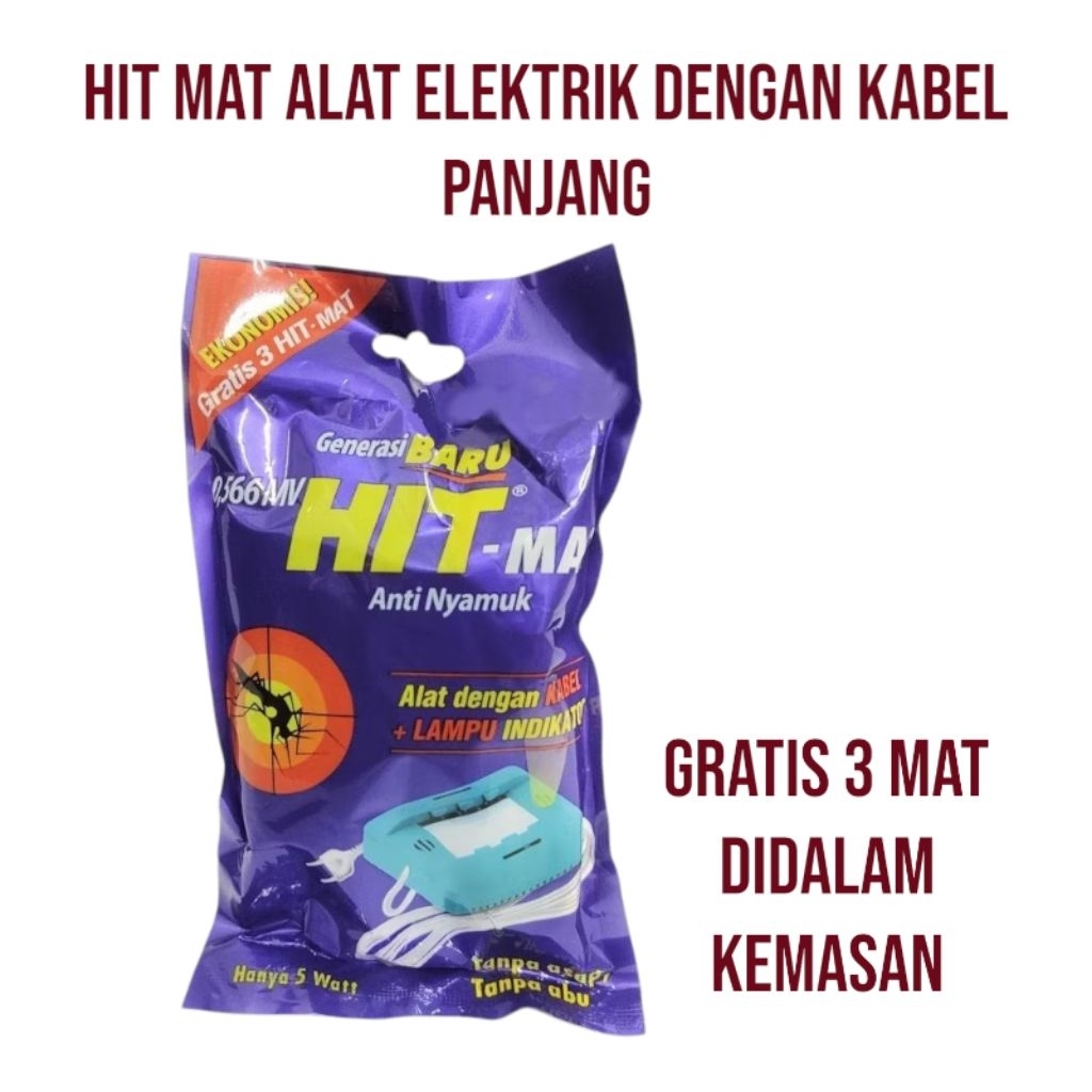 Paket Hemat 6 Pcs Hit Mat alat/Hit godknight alat elektrik cair