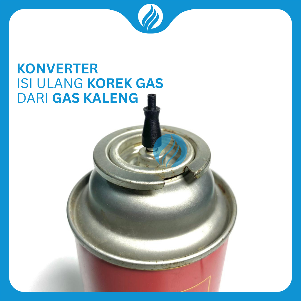 Alat Konverter Adaptor Isi Ulang Korek Gas dari Gas Kaleng