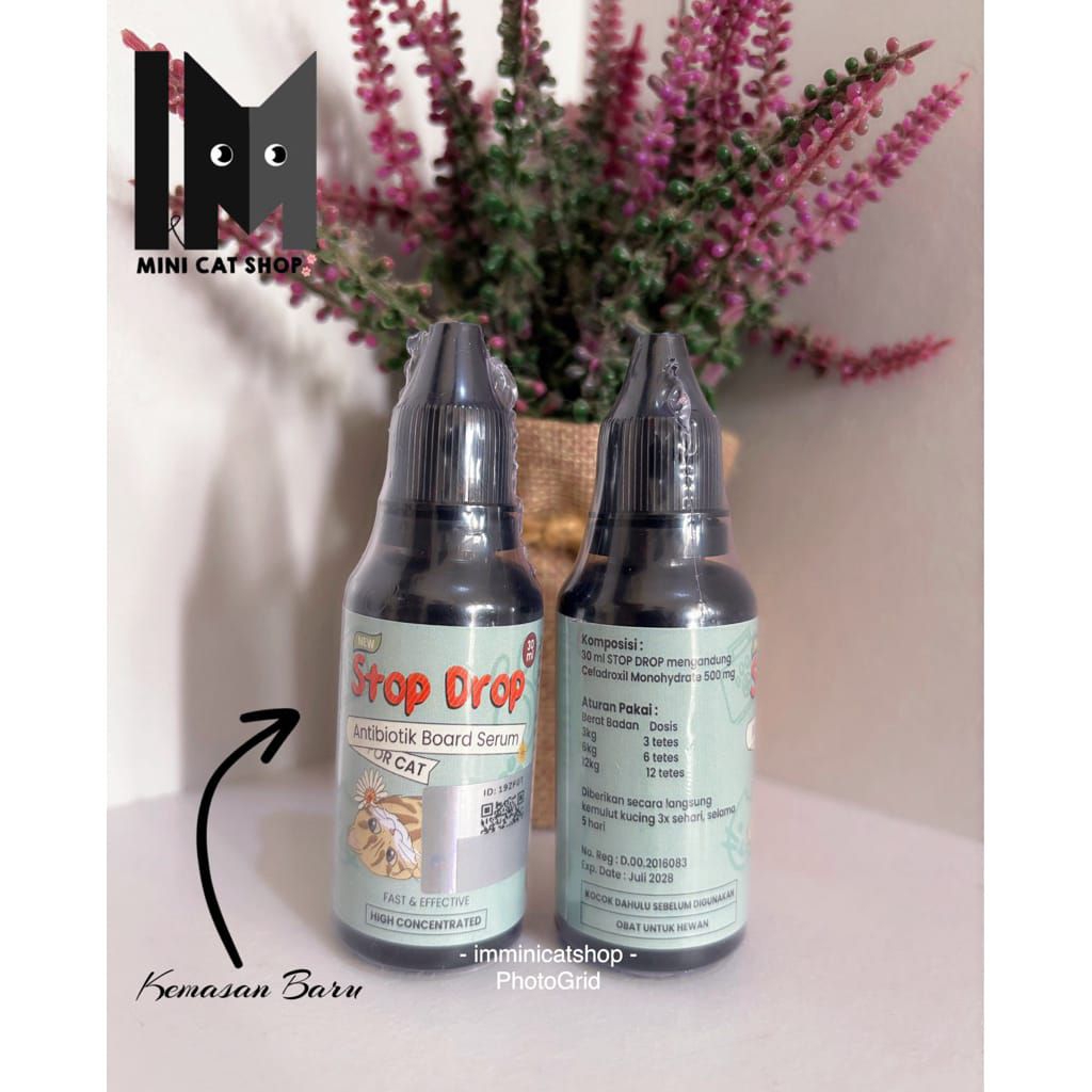 STOP DROP Antibiotik Untuk Kucing 30ml
