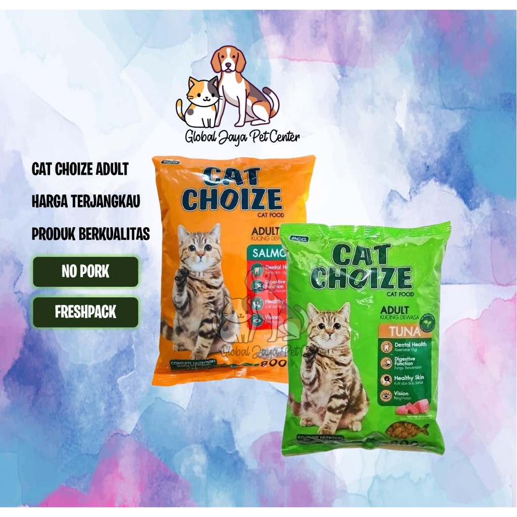 Cat Choize Tuna / Salmon Adult 20 kg / 1 sak makanan kucing dewasa