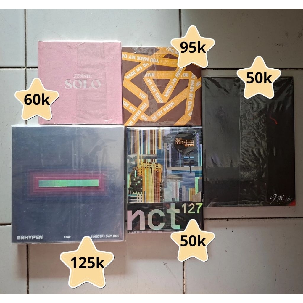 Album only Kpop | NCT 127 Superhuman | Seventeen You made my dawn | Straykids i am not | Enhypen bor