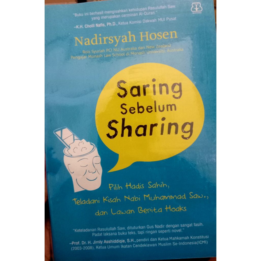 (PRELOVED) BUKU SARING SEBELUM SHARING