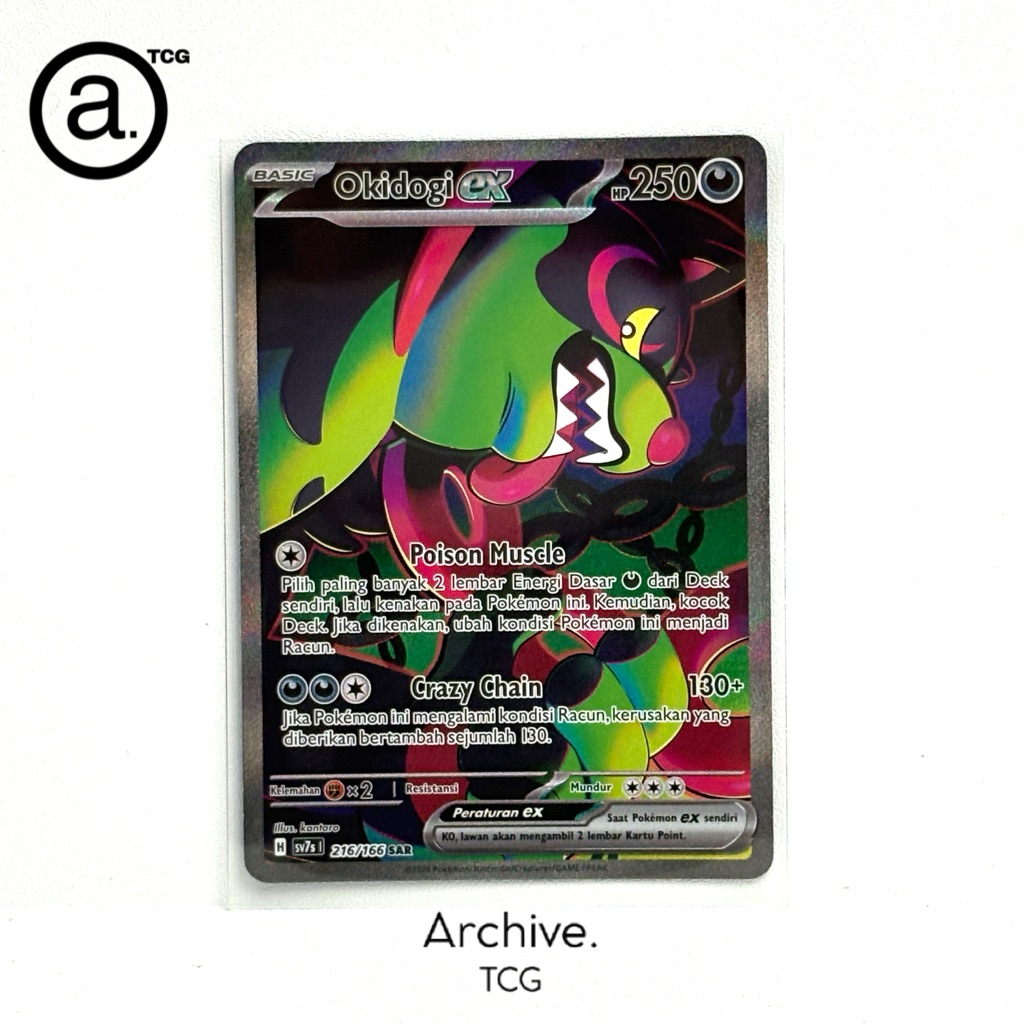 Okidogi SAR (216/166) Pokemon Indonesia ~ Bimbingan Rasi SV7S