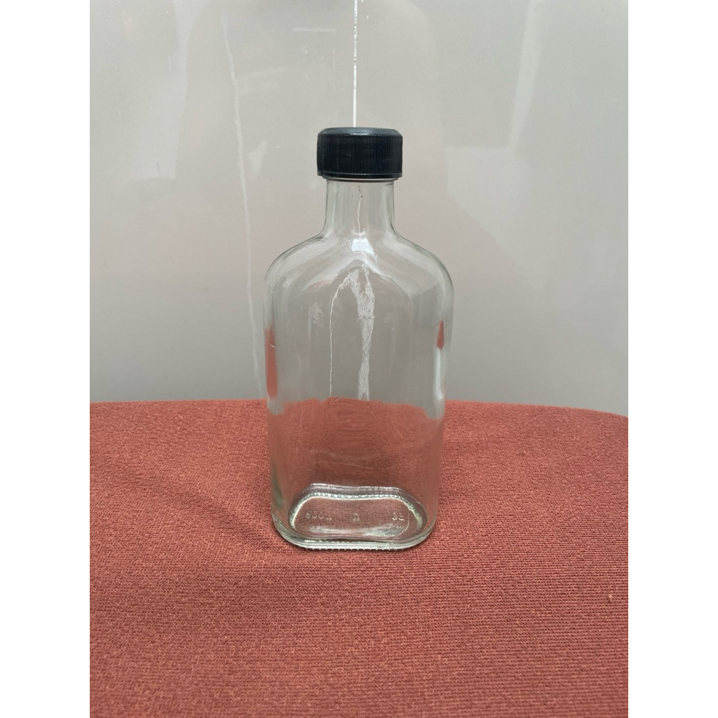 botol kaca gepeng 250ml