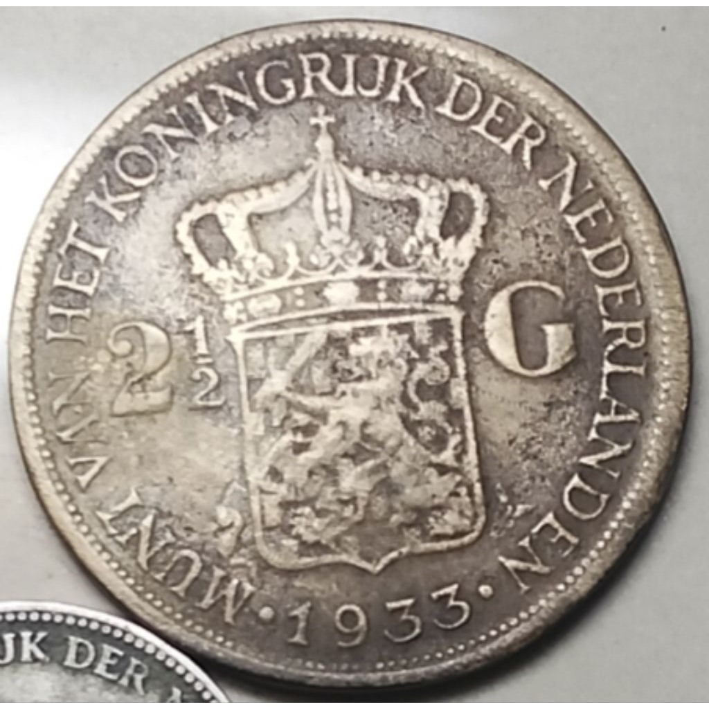 Koin Kuno Perak Wilhelmina (100% Asli ) - Desain Elegan, Kondisi Baik, Cocok untuk Koleksi