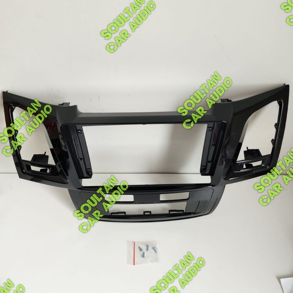 Frame head unit tv mobil android 9 inch mobil Fortuner V 2007-2015