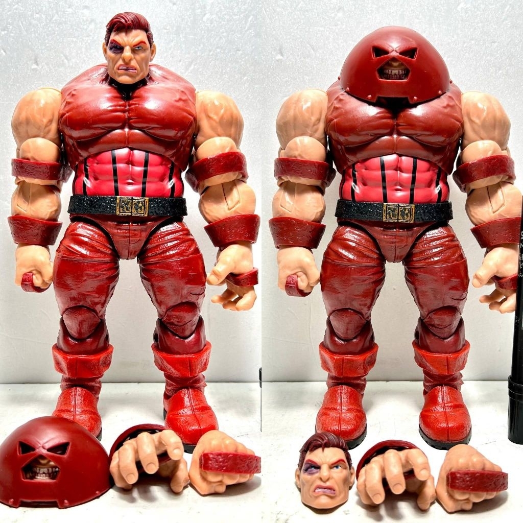 mainan action figure Juggernaut dari Marvel Legends. Karakter: Juggernaut (Cain Marko).detail bagusa