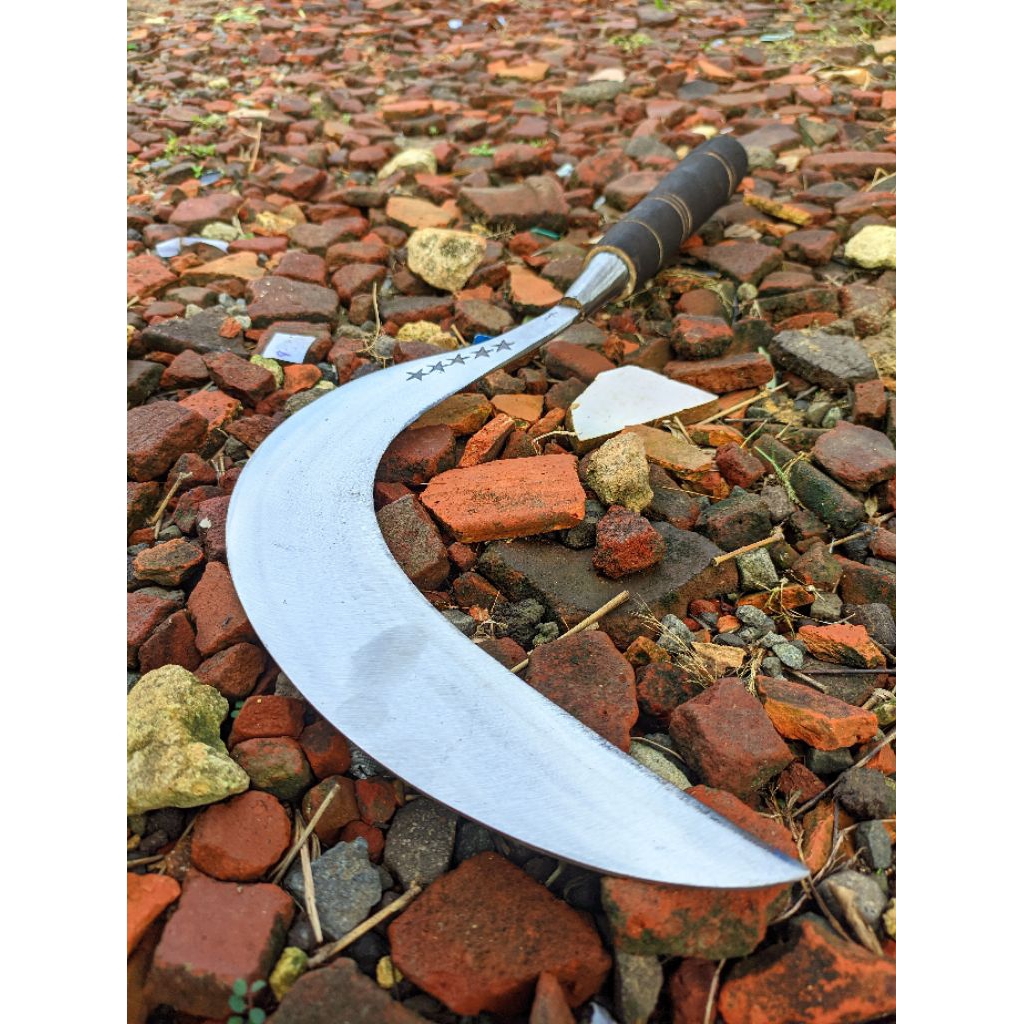 arit rumput sabit padi arit penebas ranting cap bintang lima bahan baja