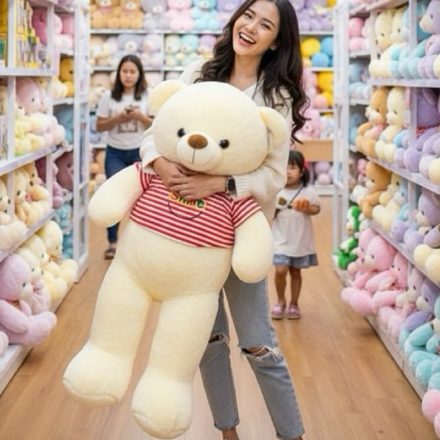 Boneka Beruang Jumbo - Boneka Teddy Bear Jumbo Teddy Bear Kaos