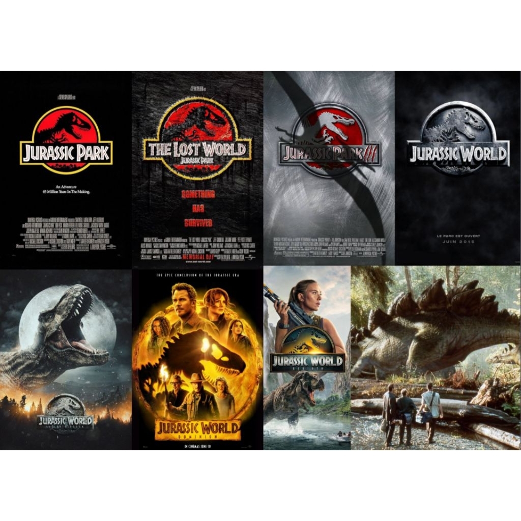Dvd Koleksi Urutan Film Jurassic Park dari Awal hingga Akhir