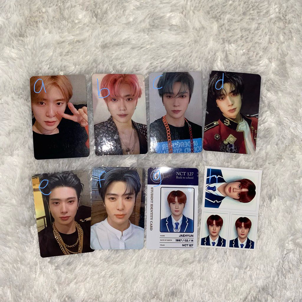 Jaehyun Mark NCT Photocard Unofficial