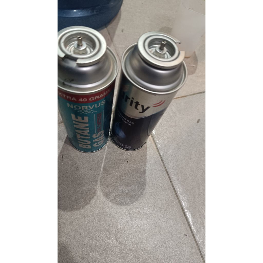Botol Gas Butana Kaleng Portable (Kosong)