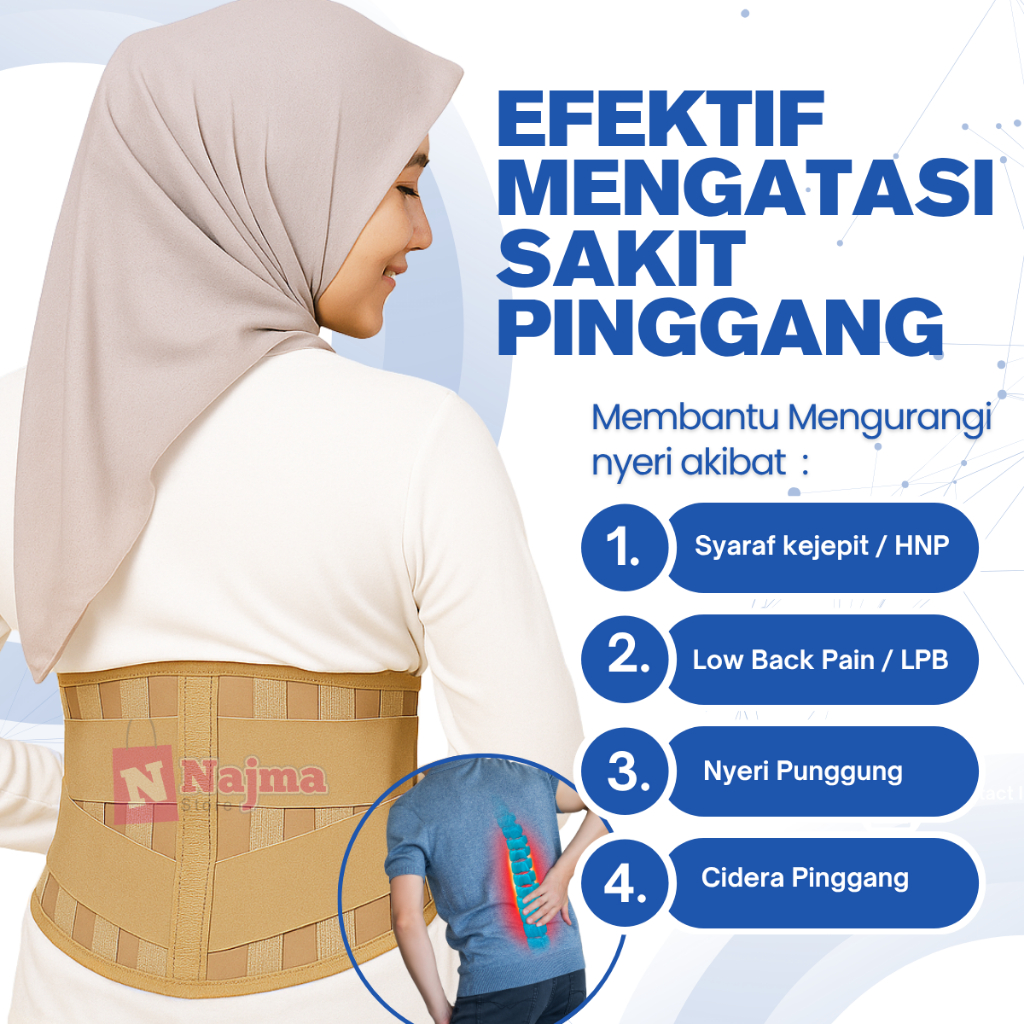 Korset Lumbal - Korset LBP Tulang Belakang