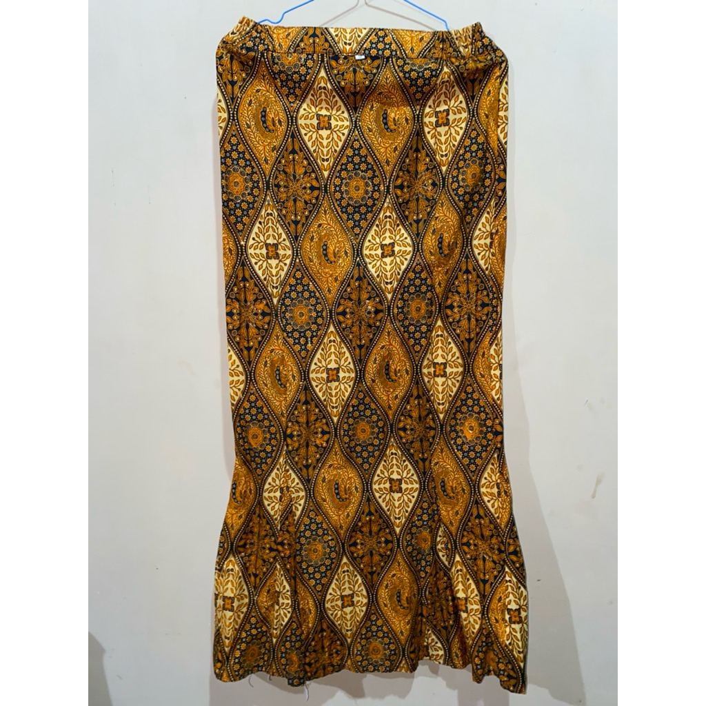 Rok Batik Gliter emas/Rok jarik model duyung/Rok bawahan kebaya