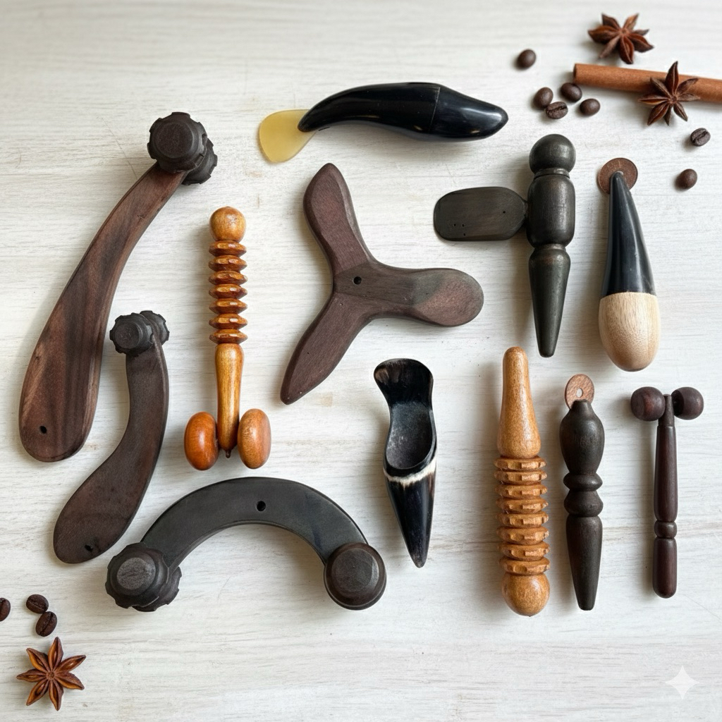 Alat Pijat Kayu / Alat Pijat Refleksi / Alat Pijat Terapi Tradisional