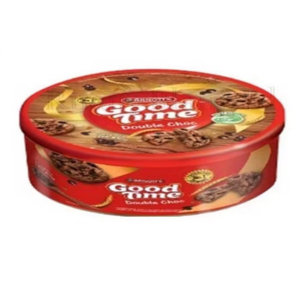 GOOD TIME CHOCO CHIPS KALENG BEsar 233.5 gr kue lebaran kaleng coklat chip arnots