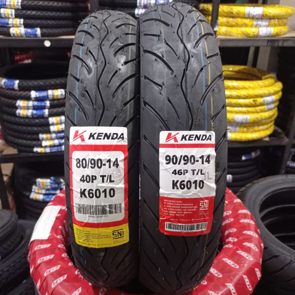 BAN KENDA TUBLES 80/90-14, 90/90-14 K6010 ORIGINAL 100%