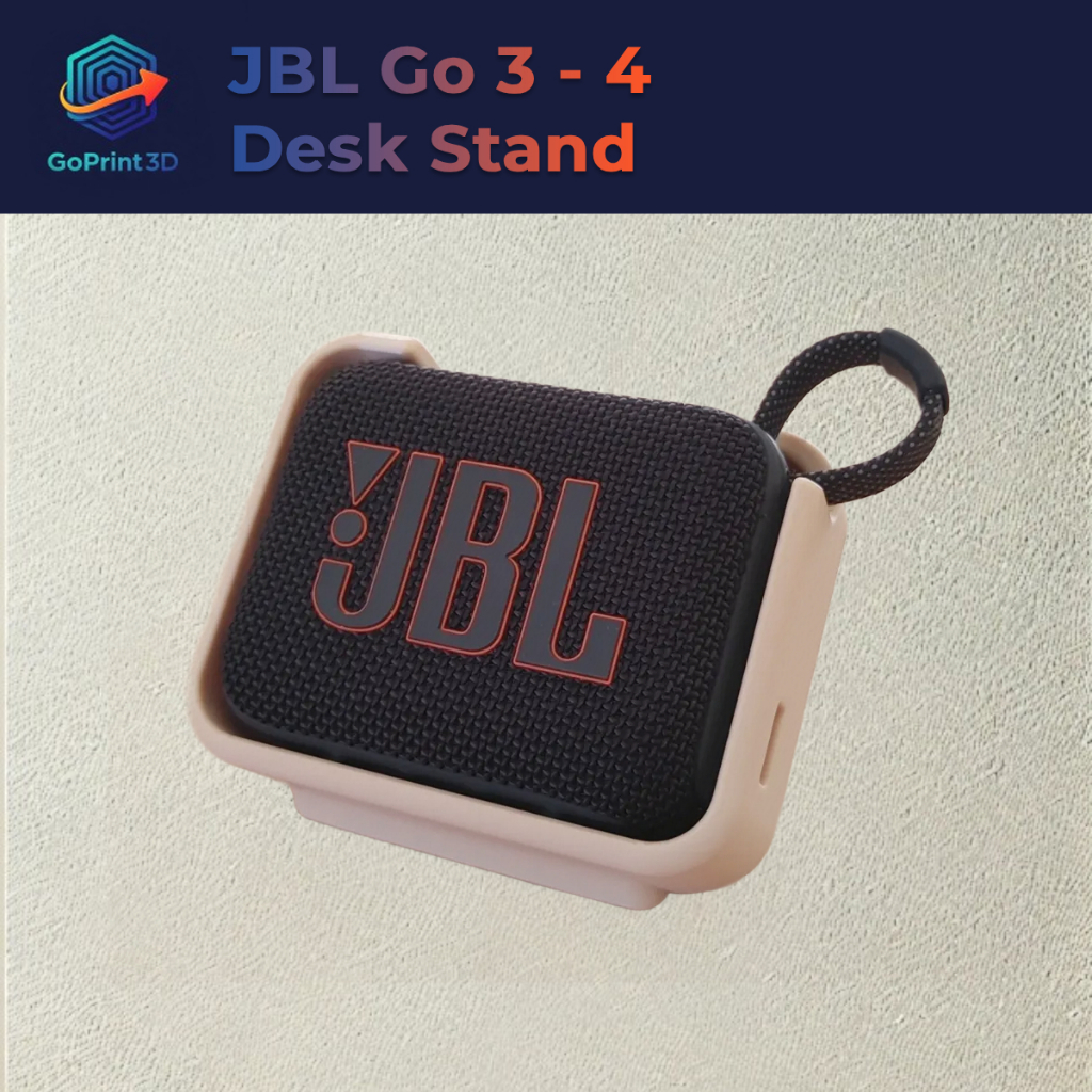 Stand Dudukan Meja JBL Go 3 / Go 4 Speaker – Table Desk Speaker Stand Mount
