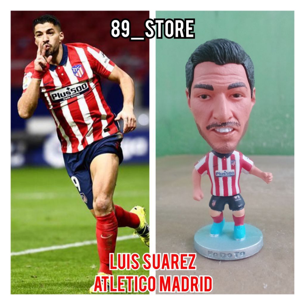 Figure Soccer Kodoto Soccerwe Repaint Luis Suarez Atletico Madrid