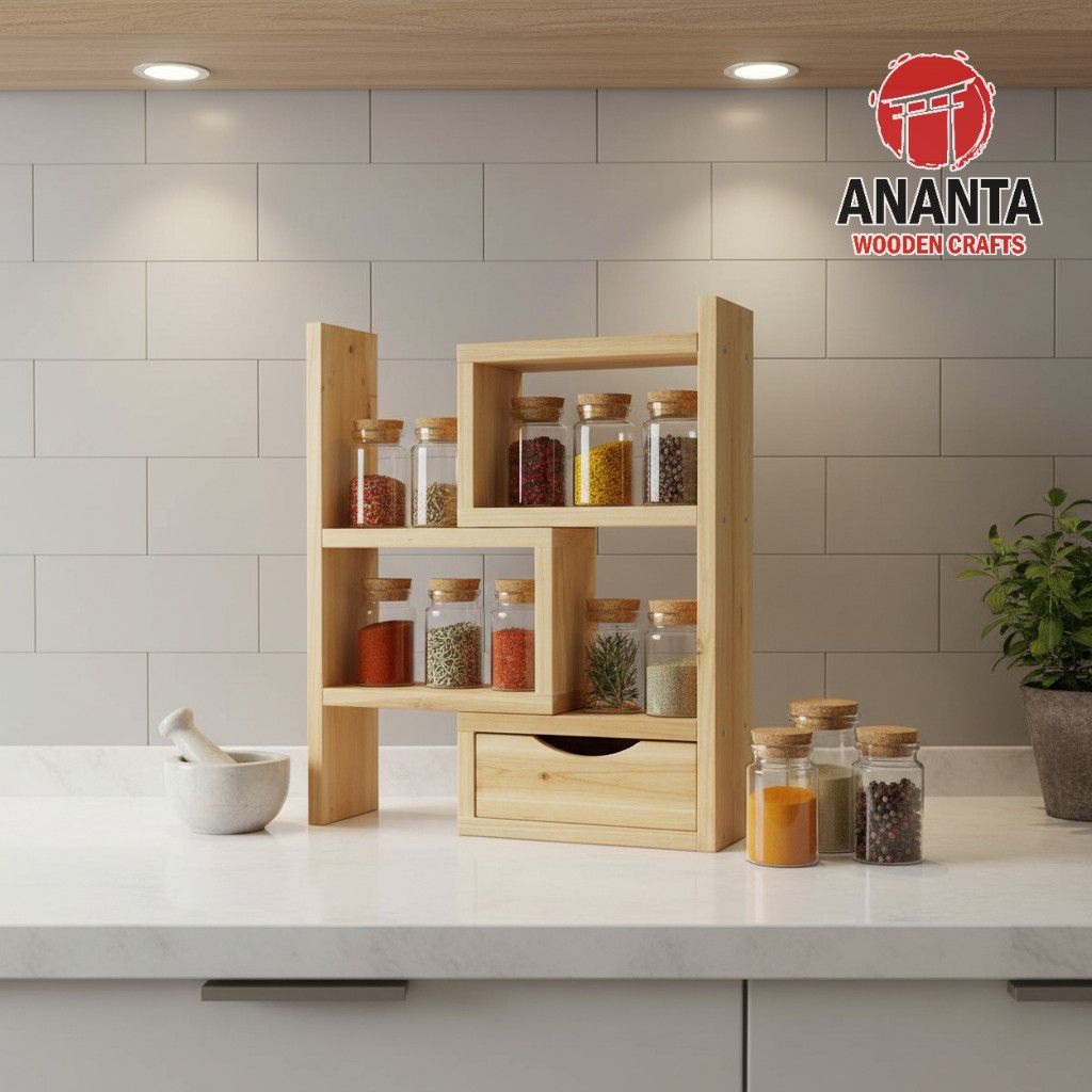 rak bumbu rak atk rak asesoris kayu