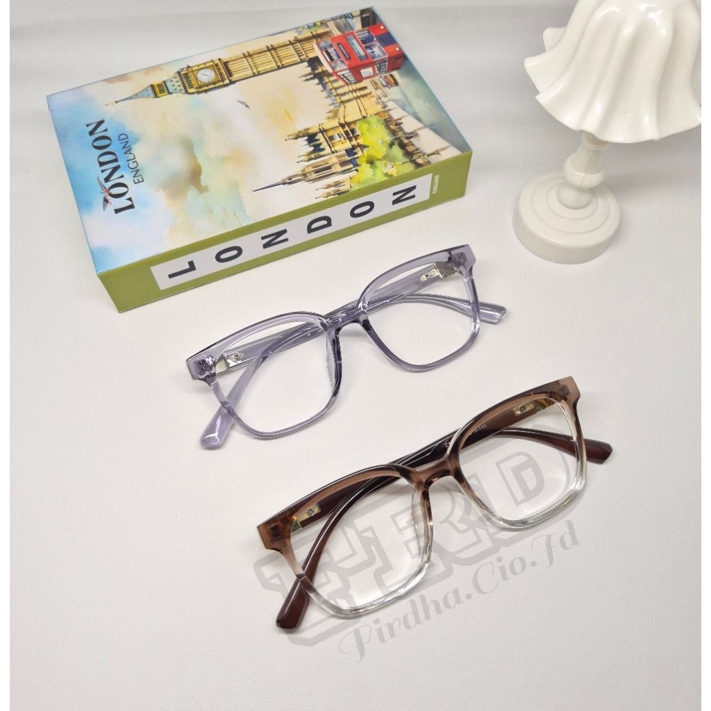 KACAMATA WANITA KACAMATA KOTAK BISA MINUS DAN SILINDER FRAME:1595