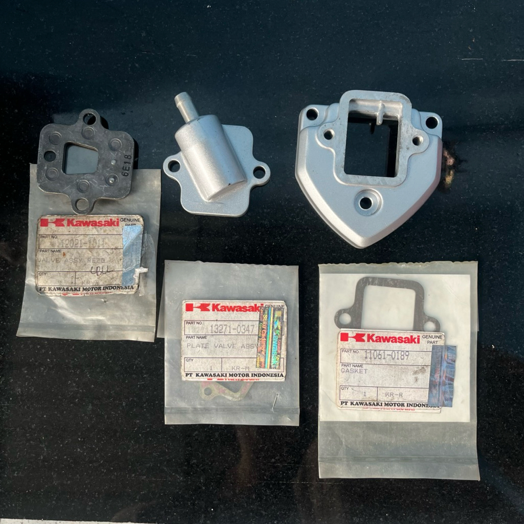 cover hsas ais kips membran assy kiri Kawasaki Ninja RR zx KR original Nos 12021 1011