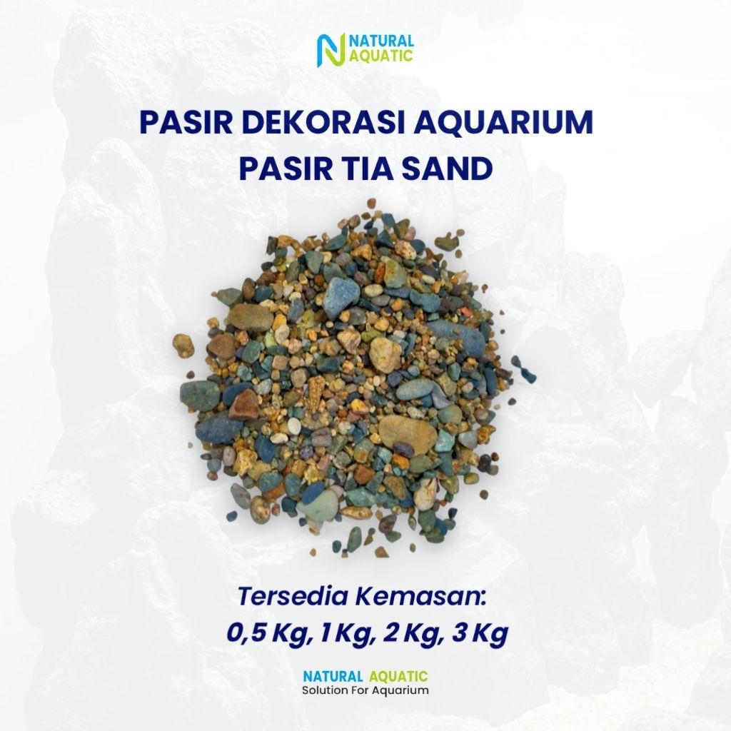 Pasir Tia Sand 2 Kg - Pasir Tia Sand Aquascape - Pasir Dekorasi Aquarium Aquascape
