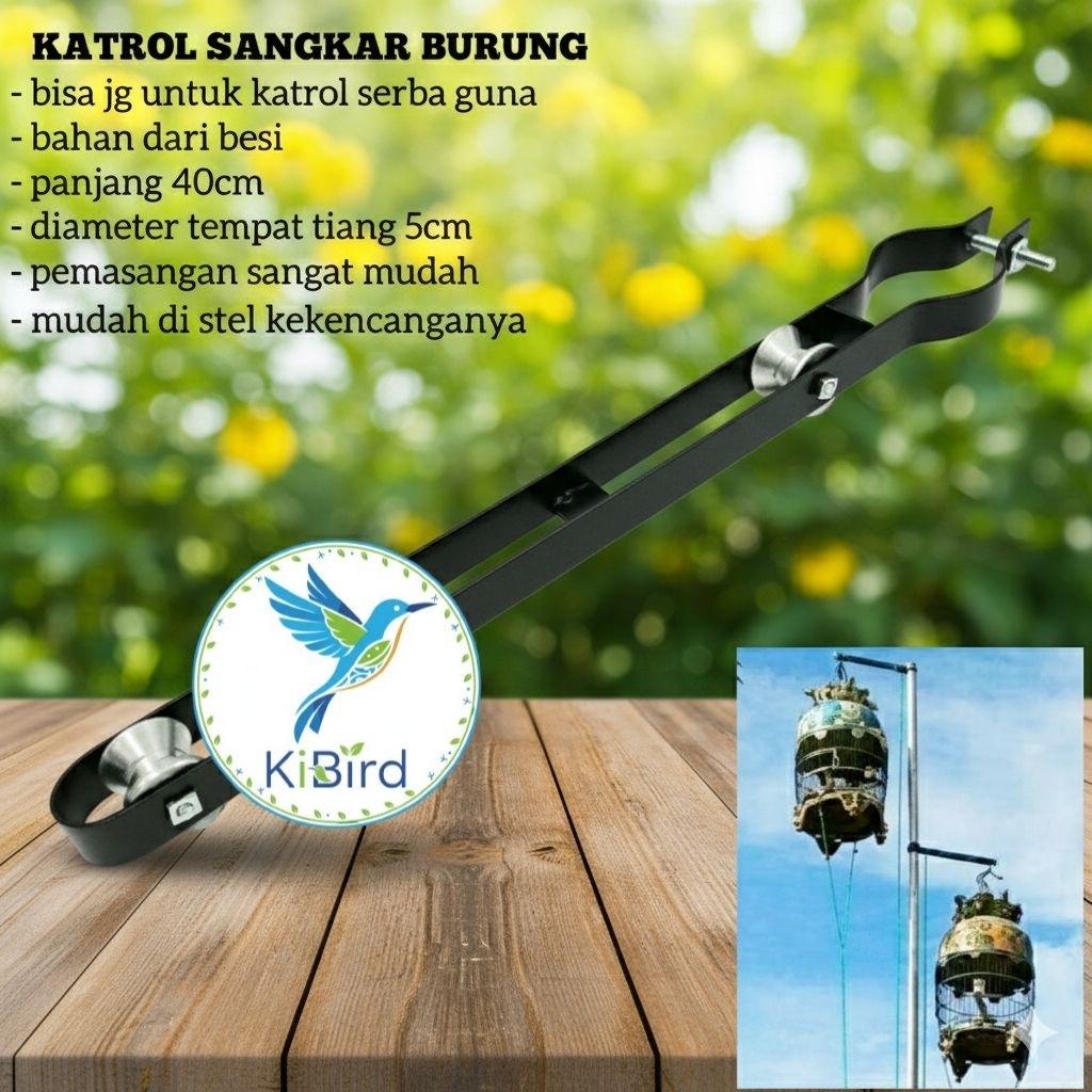KEREKAN BESI SANGKAR PERKUTUT KATROL BURUNG PERKUTUT TEBAL