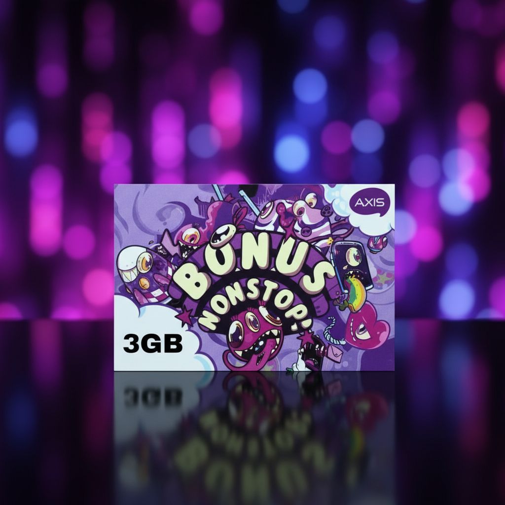 Kartu Perdana AXIS Kuota 3GB Paket Data Internet - Kartu 0K | 0K 5PCS - Murah - Promo