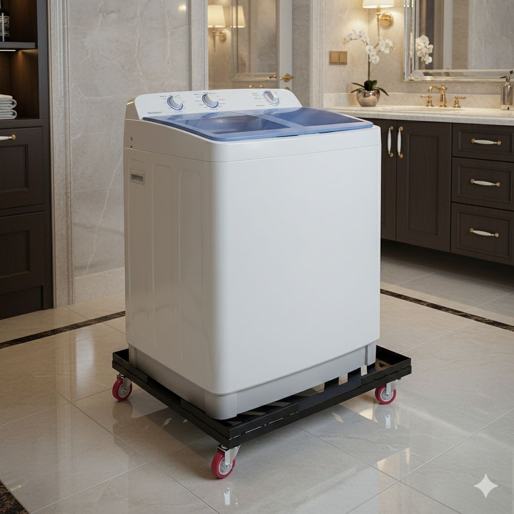 Roda Mesin Cuci 2 Tabung/Tatakan Mesin Cuci 2 tabung