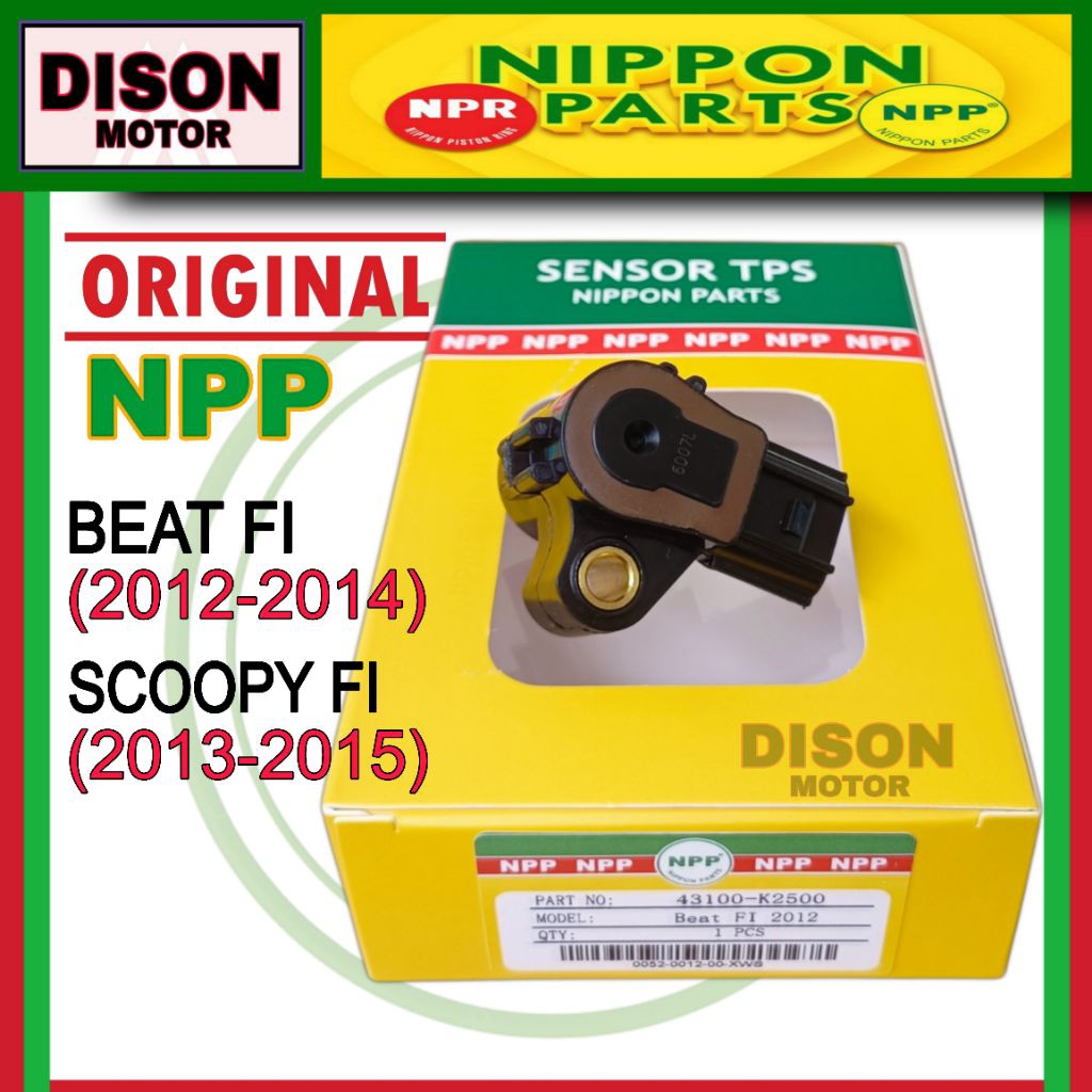 Sensor TPS Beat fi 2012-2014 Scoopy fi 2013-2015 K25 original sensor throttle NPP