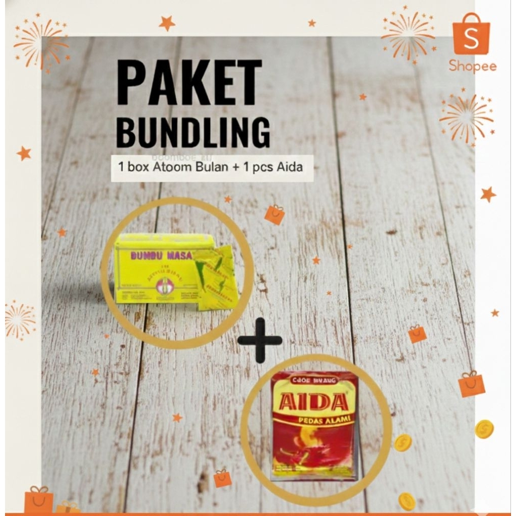 TERMURAH Bumbu Atom cap bulan + Aida 25 gr
