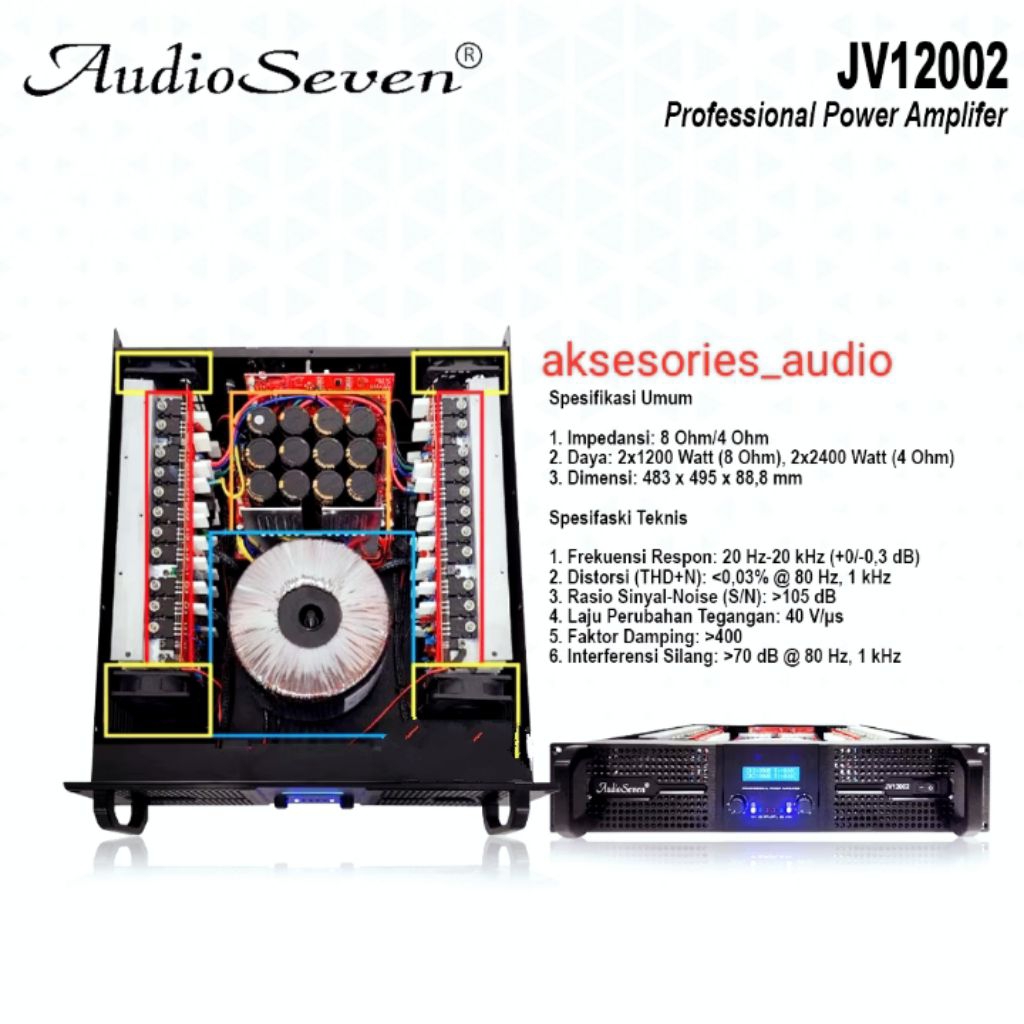 power audio seven jv12002 power class H